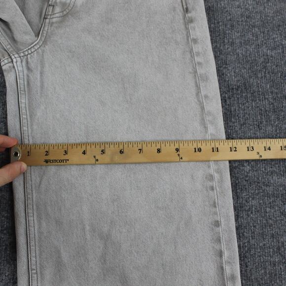 Rag Bone Jeans Womens 27 Maya High Rise Shorty Wide Leg Dust Gray Denim Casual - Picture 14 of 16